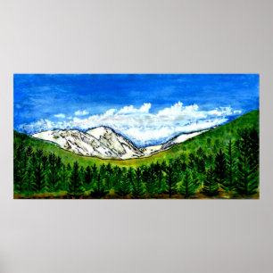 jGibney Breckenridge CO 1999art300dpi 78x40 ポスター
