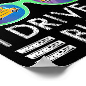 Jgjv You Cant E Me I Drive A Bus School Bus Driver ポスター (角)