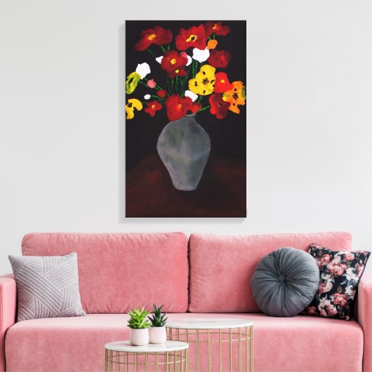JGM - flowers of memory  キャンバスプリント (インサイチュ (リビング))