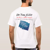 JGOか。 マーケティングのワイシャツ Tシャツ (裏面)
