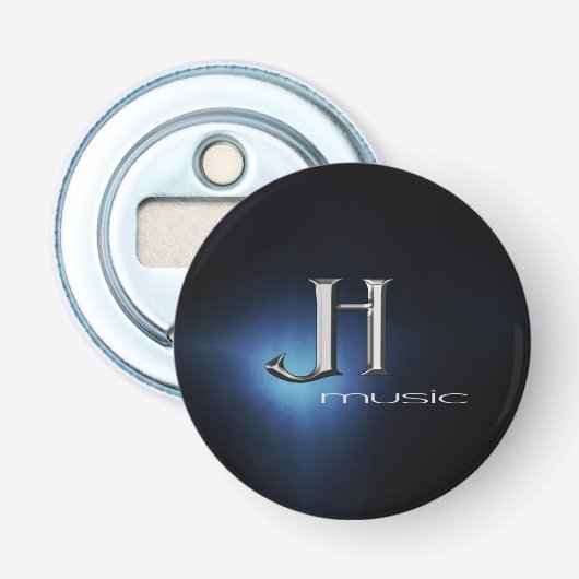 JH Musicロゴ ボトルオープナー (正面)