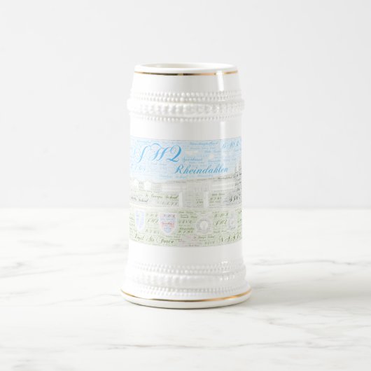 JHQ Rheindahlen Polymentation, 650 ml ビールジョッキ (中央)