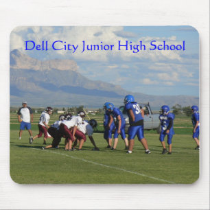 JHS FBallのゲーム、Dell都市中学校 マウスパッド
