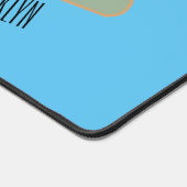 Jiaozi /餃子中国の漫画イラストレーション デスクマット (コーナー)