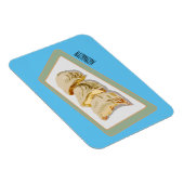 Jiaozi /餃子中国の漫画イラストレーション マグネット (右側)