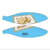 Jiaozi /餃子中国の漫画イラストレーション ミニバスケットボール (パネル)