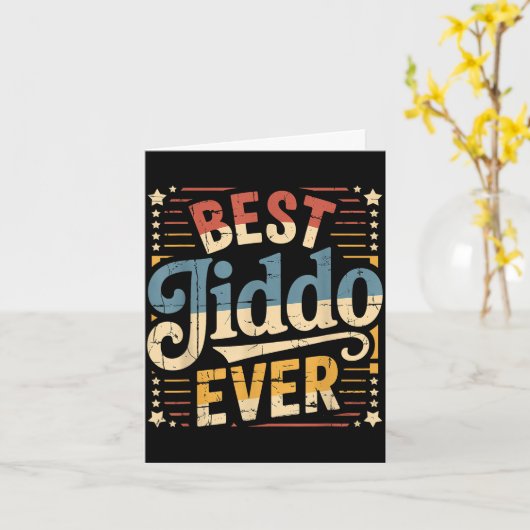 Jiddo ever  カード (黄色い花)