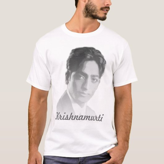 Jiddu Krishnamurti Tシャツ (正面)