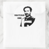 Jigious King Selassie Iスタンプ ラウンドシール (バッグ)