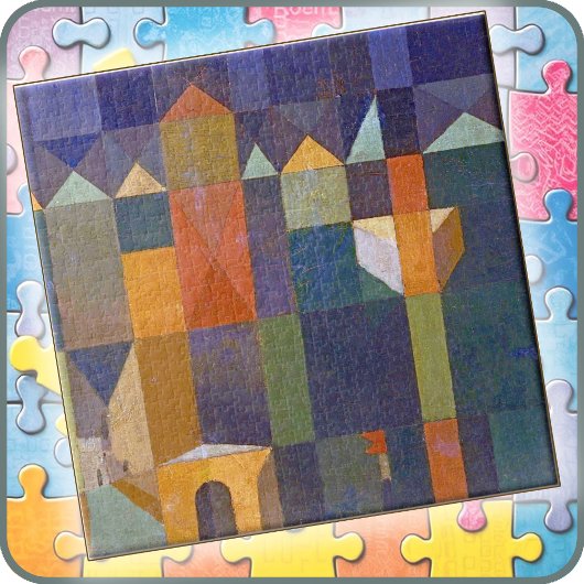JIGSAWパズル20x20 - "City of Towers" - Paul Klee ジグソーパズル