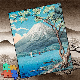 JIGSAWパズル – 山中湖の富士山 ジグソーパズル