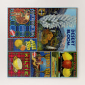 JIGSAWパズル – 砂漠開花:クラートラベルを作成 ジグソーパズル (横)