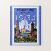 JIGSAWパズル- 1934シカゴワールドズフェア ジグソーパズル (縦)