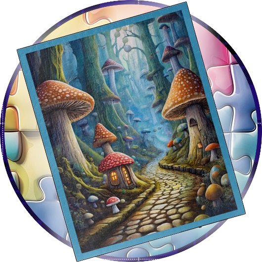 JIGSAW PUZZLE - A Stroll Down Mushroom Lane ジグソーパズル