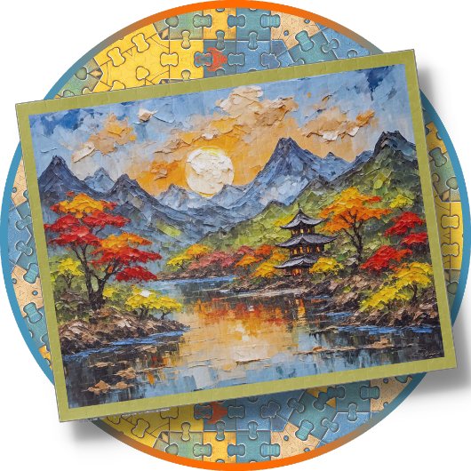 JIGSAW PUZZLE - Japanese Landscape - Digital Art ジグソーパズル