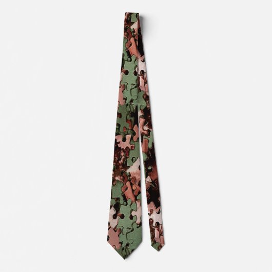 Jigsaw Puzzle Novelty ネクタイ (正面)