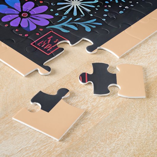 JIGSAW PUZZLE - Retro Space (Great for Beginners!) ジグソーパズル (側面)