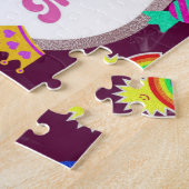 Jigsaw Puzzles – Cute Retro Typography Design for  ジグソーパズル (側面)