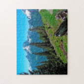 Jigsaws Berchtessgaden Massifドイツ。 ジグソーパズル (縦)