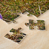 Jigsaws Crocuses Abruzzo Gran Sasso Italy. ジグソーパズル (側面)