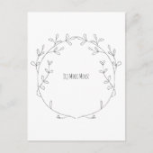 Jij Mooi Mens Compliment Botanische Quote Kaart ポストカード (正面)