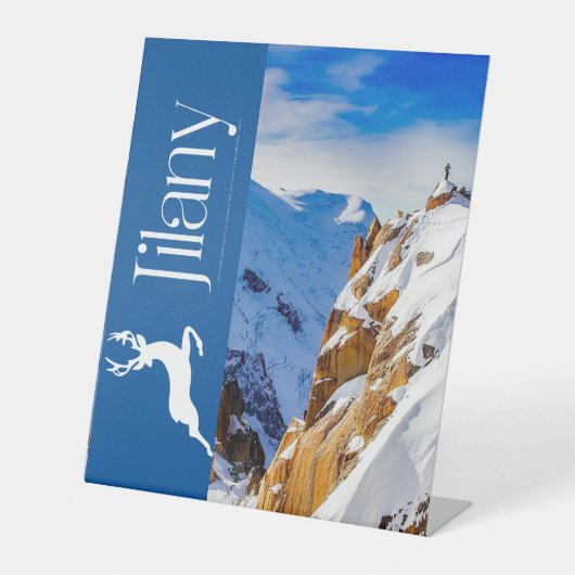 JILANY  台座サイン (正面)