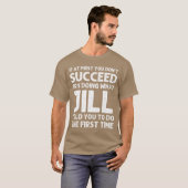 JILL 名入り クリスマス 誕生日 ジョーク プレゼント Tシャツ (正面フル)