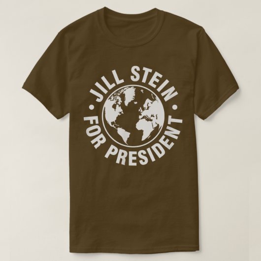 Jill Stein For President  Tシャツ (デザイン正面)