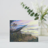 Jim Dietz National GuardによるKahukuでのライブファイアー ポストカード (スタンド正面)