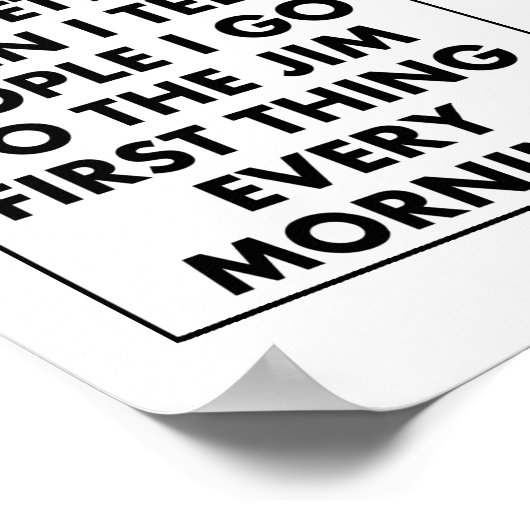 Jim Posterにおもしろい移動 ポスター (角)