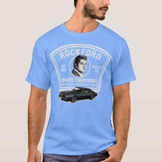 Jim Rockford Private Investigator Patch Tシャツ