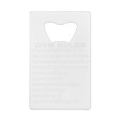 Jim Rules #USAPatriotGraphics ©WhiteTigerLLC.Com クレジットカード栓抜き (裏面)