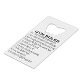 Jim Rules #USAPatriotGraphics ©WhiteTigerLLC.Com クレジットカード栓抜き (正面アングル)