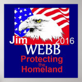 Jim WEBB 2016ポスター ポスター (正面)