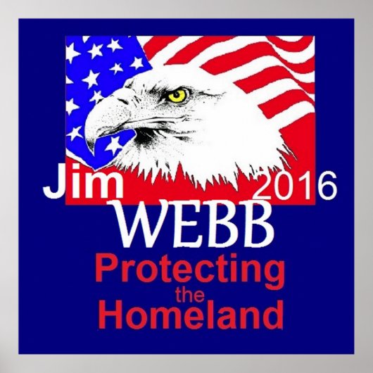 Jim WEBB 2016ポスター ポスター (正面)