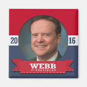 JIM WEBB 2016 マグネット (正面)