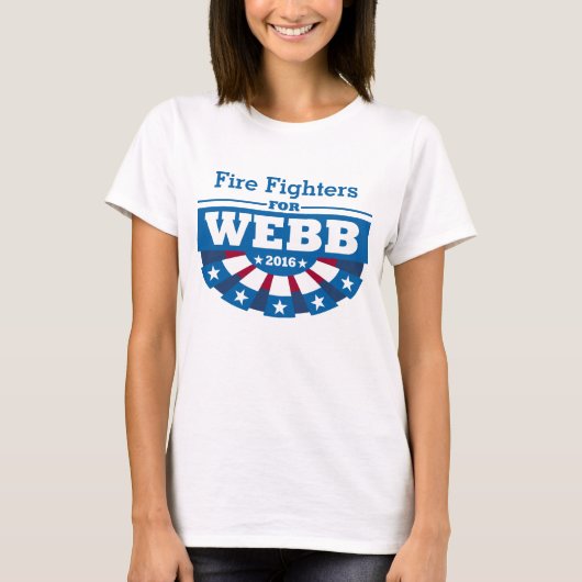 Jim Webb Tシャツ用にグループをパーソナライズ Tシャツ (正面)