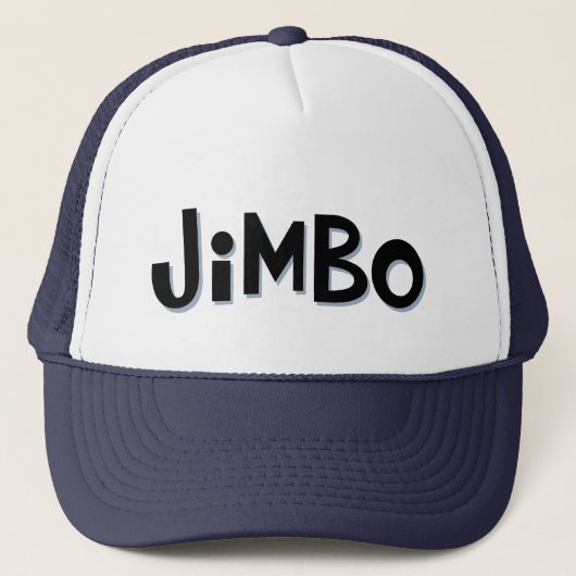 JIMBOニックネームTrucker Hat キャップ (正面)