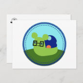 JimBobカタツムリ葉書 ポストカード (正面/裏面)