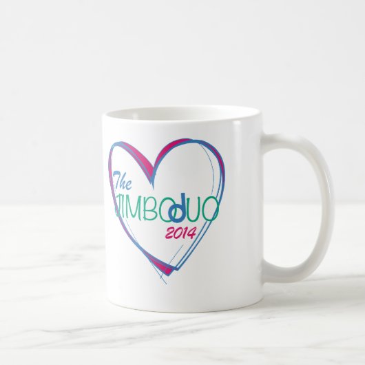 JimboDuoのマグ コーヒーマグカップ (右)