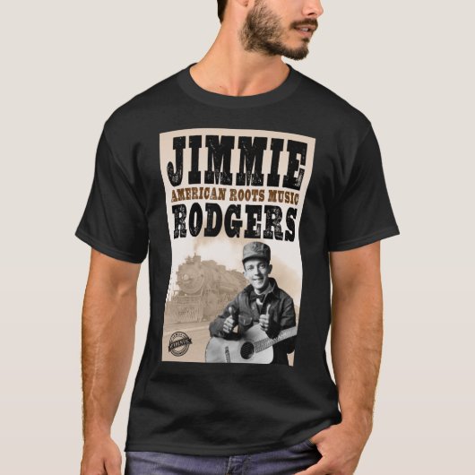 Jimmie Rodgers - American Roots   Tシャツ (正面)