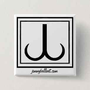 jimmybellart.com JBの記号 缶バッジ