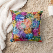 Jinan China City Map クッション (ブランケット)