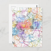 Jinan China City Map ポストカード (正面/裏面)