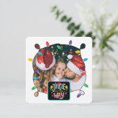 Jingleすべての方法(あなたの写真を追加)ホリデーカード シーズンカード (スタンド正面)