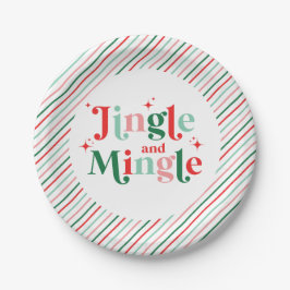 JingleとMingleのクリスマスパーティー ペーパープレート
