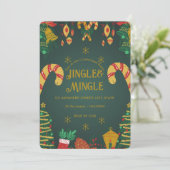 JingleとMingleのクリスマス招待 招待状 (スタンド正面)