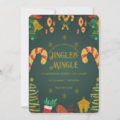 JingleとMingleのクリスマス招待 招待状 (正面)