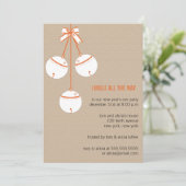 Jingleのすべての方法 – 新年のパーティの招待状 招待状 (スタンド正面)