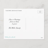 Jingleシェルビーチクリスマスグリーティングポストカード シーズンポストカード (裏面)